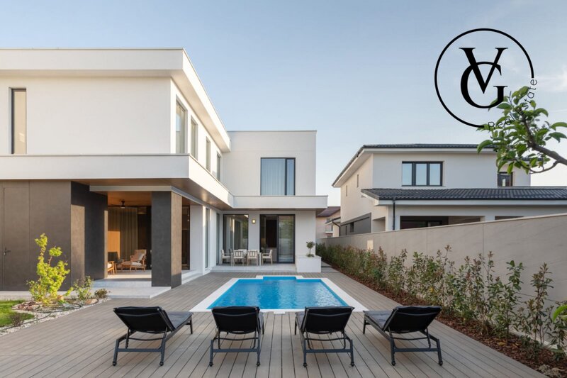 Pipera  Vila cu 5 camere si piscina incalzita in Pipera